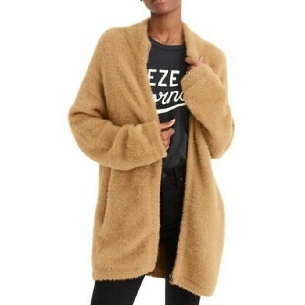J.Crew Point Sur Fuzzy Cardigan Jacket